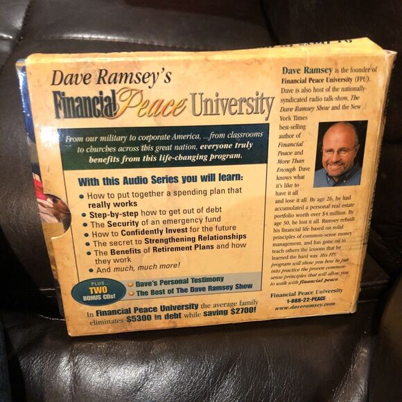 Dave Ramsey's Financial Peace University Audio CD Library Set - Picture 2 of 2